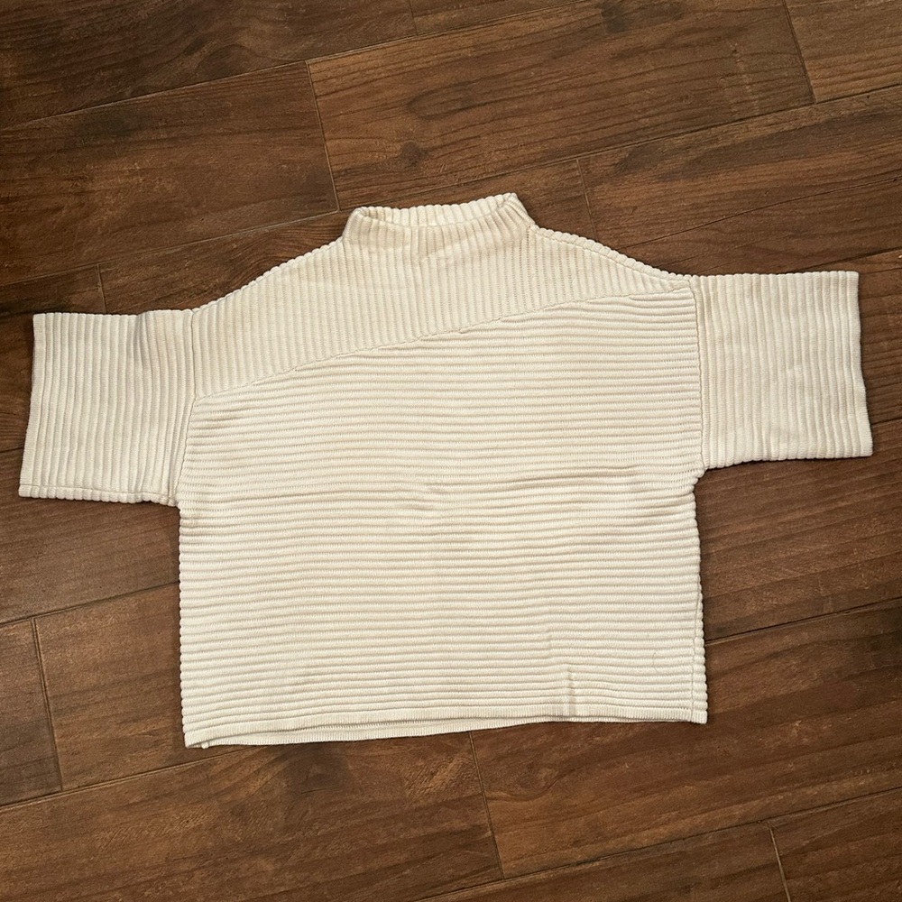 Chico's Cozy Ivory Knit Sweater Size 3 (XL)